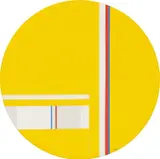 Ilya Bolotowsky, Yellow Tondo