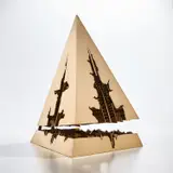 Asse del movimento I by Arnaldo Pomodoro, 1983, bronze, sold Nov 2023