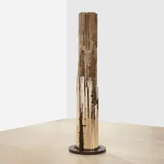 Colonna by Arnaldo Pomodoro, 1985, bronze, sold Nov 2023
