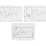 Andy Warhol, Three works: (i-iii) Seismograph, 1982, graphite on paper