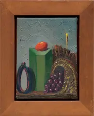 Still Life by George Condo, 1984, oil on canvas, in artist's frame, sold Nov 2023