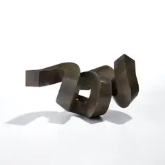 Clement Meadmore, Elaboration, 1997, bronze with brown patina