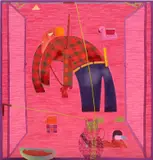 Celeste Rapone, Room with a View, 2019, oil on canvas
