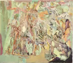 Francesca Mollett, Shuttle, 2022, oil and acrylic on calico