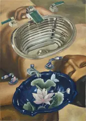 Issy Wood, Study for you in every drop, 2021, oil on linen