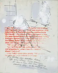 Untitled by Richard Prince, 1988, acrylic, silkscreen and graphite on canvas, sold Nov 2023