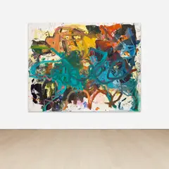 Anke Weyer, Eye Beep, 2019, oil and acrylic on canvas
