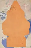 Nate Lowman, Untitled, 2014, oil, dental floss, latex and dye on canvas