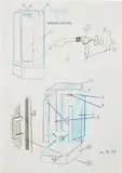 Martin Kippenberger, Untitled (Bates Hotel), 1995, pencil and crayon on hotel stationery