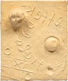Martin Kippenberger, Untitled, 1991, foil, latex, acrylic, pigment and gauze on canvas