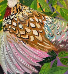 Anna Valdez, Pheasant, 2017, oil on canvas