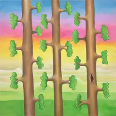 Climb by Daisy Dodd-Noble, 2018, oil on canvas, sold Jul 2023