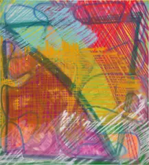 Andrea Marie Breiling, Brian Liked & Hearted It (Instagram Blows), 2020, house paint, Flashe and aerosol on canvas