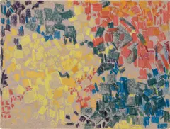 Lynne Mapp Drexler, Untitled (Lavender), 1960, crayon on paper