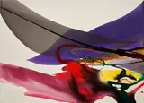Paul Jenkins, Phenomena Wingspan Right & Left, 1964, oil on canvas