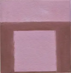 Perle Fine, Plum over Pink from the Cool Series, 1961-1963, oil on canvas