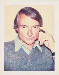 Andy Warhol, Roy Lichtenstein, 1975, polaroid photograph
