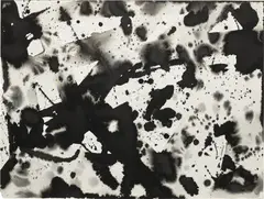 Untitled (SF73-0002) by Sam Francis, 1973, ink on paper, sold Jul 2023