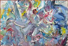 Wang Yigang, Untitled, 2022, oil on canvas, in artist's frame