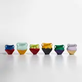Ai Weiwei, Colored Vases, 2014, industrial paint on Neolithic vases, in 6 parts