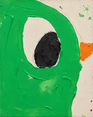 Szabolcs Bozó, Fred, 2020, acrylic and oilstick on canvas