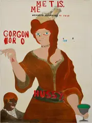 Umar Rashid, The Fire Witch, 2008, acrylic and ink on canvas