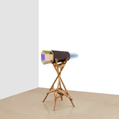 Ólafur Elíasson, Colour Vision Kaleidoscope, 2003, wood and color-effect filter glass on wooden tripod