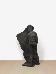 Eduardo Basualdo, Damage is Done (El daño está hecho), 2011, painted aluminum on wooden base