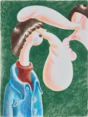 Louise Bonnet, Untitled, 2016, colored pencil on paper