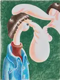 Louise Bonnet, Untitled, 2016, colored pencil on paper