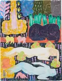 Sophie Larrimore, Finger Lakes, 2021, watercolor, gouache and colored pencil on paper