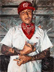 Michael Vasquez, This is Ours – Minh, 2010, acrylic on canvas