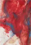 Rita Ackermann, Fire By Days XXVIII, 2012, oil on paper