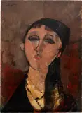 Amedeo Modigliani, Tête de jeune fille (Louise)