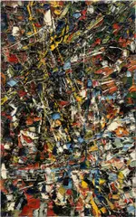 Ariane by Jean Paul Riopelle, 1950, oil on canvas, sold Nov 2023