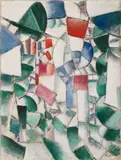 Fernand Léger, Le 14 juillet, 1912-1913, oil on canvas, double-sided