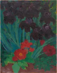Emil Nolde, Iris, 1916, oil on canvas