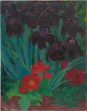 Emil Nolde, Iris, 1916, oil on canvas