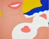 Tom Wesselmann, Nude, from 11 Pop Artists, Volume II (W.P.I. P652), 1965, Screenprint in colors, on wove paper, the full sheet