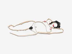 Hedy (Sandpaper) (W.P.I. E10) by Tom Wesselmann, 1985/1990, Laser-cut steel drawing multiple, painted with alkyd oil in colors, offered Feb 2023