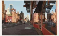 Richard Estes, Holland Hotel (A. p. 127), 1980, Screenprint in colors, on Rives BFK paper, with full margins