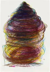 Kreisel (Spin Top) (D. 284) by Dieter Roth, 1973, Hand-printed offset lithograph in colors, on handmade paper, with full margins, sold Feb 2023