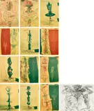 Dieter Roth, 2 times 5 BATS (D. 360), 1978, The complete set of 12 offset lithographs in colors, one tipped to the cover (as issued) and one unique 'speedy drawing' in graphite, on wove and laid paper, the full sheets, contained in the original cardboard folder