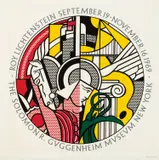 Roy Lichtenstein, The Solomon R. Guggenheim Museum (poster) (C. III.25), 1969, Screenprint in colors, on smooth wove paper, with full margins