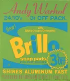 Exhibition poster for Andy Warhol: Pasadena Art Museum - Brillo by Andy Warhol, 1970, Screenprint in colors, on wove paper, the full sheet, sold Feb 2023