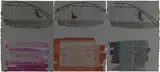 Robert Rauschenberg, Blue Line Swinger, from Illegal Tender L.A. (G. 1531), 1991, Lithographic triptych in colors, on three sheets of Dieu Donné handmade grey paper, the full sheets