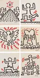 Keith Haring, The Bayer Suite, 1982, The complete set of six offset lithographs in colors, on light transparent paper, the full sheets
