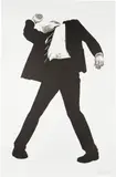 Robert Longo, Rick, from Men in the Cities, 1994, Lithograph, on Arches Cover paper, with full margins
