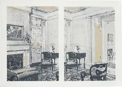 Interior by Richard Artschwager, 1972, Screenprint in colors, on Rives BFK paper, with full margins, sold Feb 2023