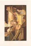Marcel Duchamp, La Mariée (The Bride), by Jacques Villon (S. 433, G. & P. 672), 1934, Etching and aquatint in colors, on Arches paper, with full margins
